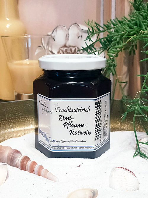 Fruchtaufstrich Zimt Pflaume Rotwein