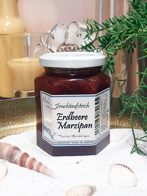 Fruchtaufstrich Erdbeere Marzipan